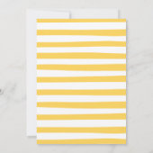 Easy Peezy Lemon ThreeZy Lemon 3rd Birthday  招待状 (裏面)