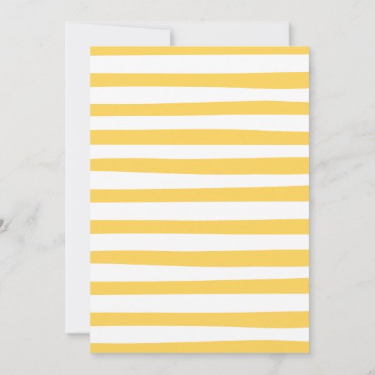 Easy Peezy Lemon ThreeZy Lemon 3rd Birthday  招待状 (裏面)