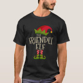 Easy The Friendly Elf Costume Family Group Gift Ch Tシャツ (正面)