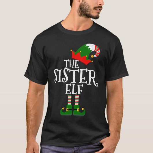 Easy The Sister Elf Costume Matching Family Group  Tシャツ (正面)