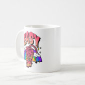 EASY Tiger Classic Mug – Retro Rainbow Fierce Fun コーヒーマグカップ (正面左)