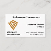 Easy to Read Calling Card for Any Business 名刺 (正面)