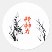 EASYARTのコピー写真コイ713 ラウンドシール (正面)