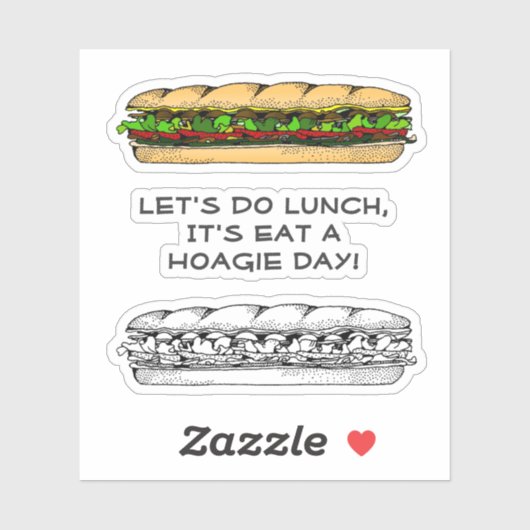 Eat a Hoagie Day シール (シート)