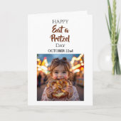 Eat a Pretzel Day | October 22nd  カード (正面)