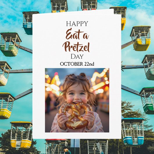 Eat a Pretzel Day | October 22nd  カード