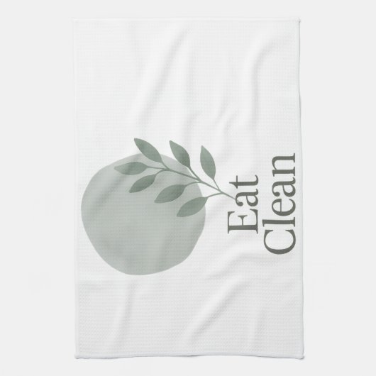 Eat Clean Minimalist Kitchen Towel キッチンタオル (縦)