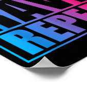 Eat Don't Sleep Rave Repeat Edm Quote Music - Rave ポスター (角)