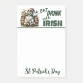 Eat Drink and Be Irish Gnome Notes ポストイット (正面)