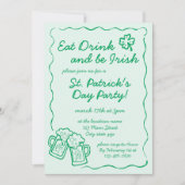 Eat Drink and Be Irish Party Invitation 招待状 (正面)