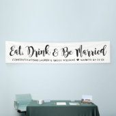 Eat Drink and Be Married カスタムウェディング ウェルカム 横断幕 (トレードショー)