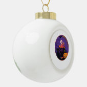 Eat Drink And Be Meowy Cute Casual セラミックボールオーナメント (左)