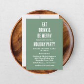 Eat Drink And Be Merry クリスマス招待状 招待状