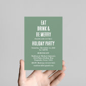 Eat Drink And Be Merry クリスマス招待状 招待状