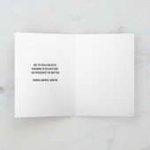 Eat Drink and Be Merry Christmas シーズンカード (内部)