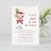 Eat Drink and Be Merry Christmas Cocktail Party 招待状 (スタンド正面)