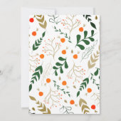 Eat Drink and Be Merry Christmas Party Potluck 招待状 (裏面)