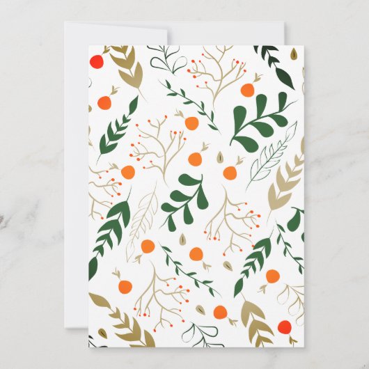 Eat Drink and Be Merry Christmas Party Potluck 招待状 (裏面)