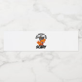 Eat Drink And Be Scared Funny Quote ペットボトルラベル (シングルラベル)