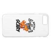 Eat Drink And Be Scared Funny Quote Case-Mate iPhoneケース (裏面(横))