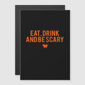 Eat Drink And Be Scary ハロウィンファンテキストアートエッセ (正面/裏面)