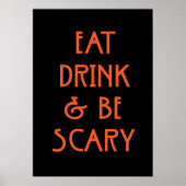 Eat drink and be scary  ポスター (正面)