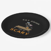 Eat Drink And Be Scary Aesthetic Graphic ペーパープレート (アングル)