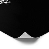 Eat Drink And Be Scary Aesthetic Graphic Trendy ポスター (角)