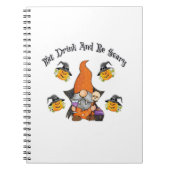 Eat Drink And Be Scary Basic Casual ノートブック (正面)