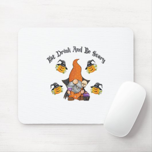 Eat Drink And Be Scary Basic Casual マウスパッド (マウス)
