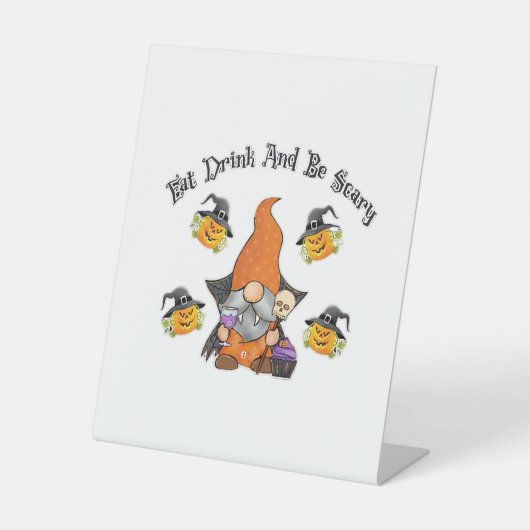 Eat Drink And Be Scary Basic Casual 台座サイン (正面)