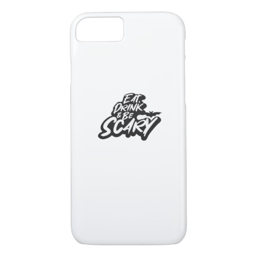 Eat Drink And Be Scary Basic Clean Case-Mate iPhoneケース (裏面)