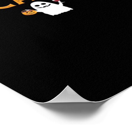 Eat Drink And Be Scary Classic Aesthetic Unique ポスター (角)