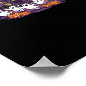 Eat Drink And Be Scary Classic Funny Retro ポスター (角)