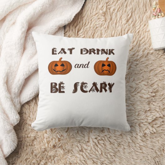 Eat Drink And Be Scary Classic Graphic クッション (ブランケット)