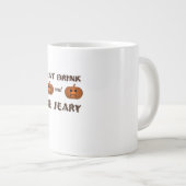 Eat Drink And Be Scary Classic Graphic ジャンボコーヒーマグカップ (正面右)