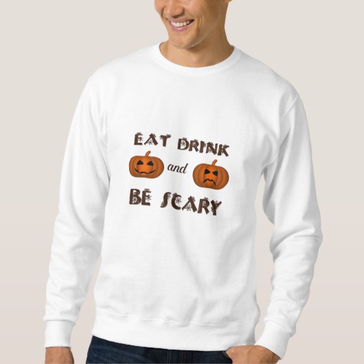 Eat Drink And Be Scary Classic Graphic スウェットシャツ (正面)