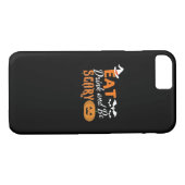 Eat Drink And Be Scary Essential Funny Style Case-Mate iPhoneケース (裏面(横))