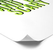 Eat Drink And Be Scary Funny Quote ポスター (角)