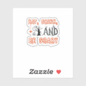 Eat Drink And Be Scary Halloween Art シール (シート)