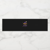 Eat Drink And Be Scary Halloween Funny Design ペットボトルラベル (シングルラベル)