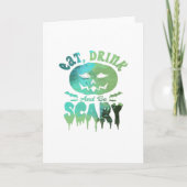 Eat Drink And Be Scary Halloween Light カード (正面)
