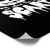 Eat Drink And Be Scary Halloween Retro Classic ポスター (角)