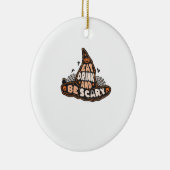 Eat Drink And Be Scary Witch Only Halloween Gift F セラミックオーナメント (右)