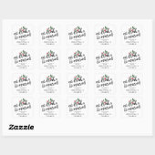 Eat Drink & Be Married - オーダーメイド スクエアシール (シート)
