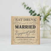 Eat Drink be Married 結婚式招待状 招待状 (スタンド正面)