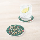 Eat Drink & Be Merry ラウンド コースター (側面)