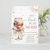 Eat Drink & Be Merry Cocktail Bow 招待状 (スタンド正面)