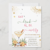 Eat Drink & Be Merry Holiday Cocktail 招待状 (正面)