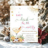 Eat Drink & Be Merry Holiday Cocktail 招待状